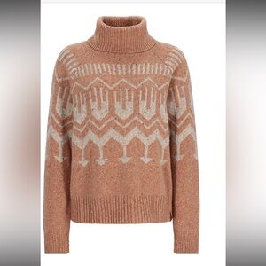 Obermeyer Willow Turtleneck Sweater Merino Alpaca Blend Women’s S